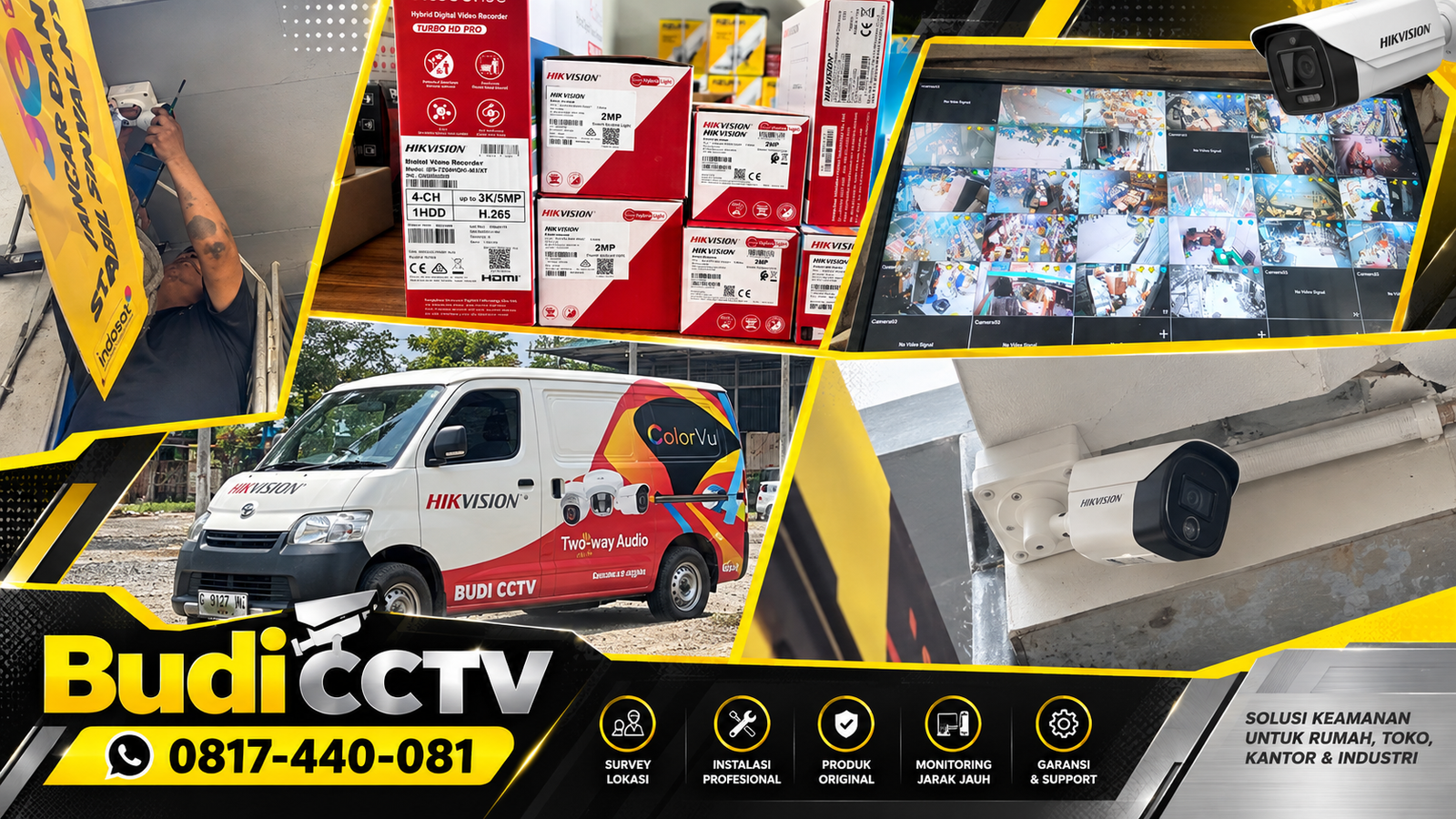 Instalasi CCTV Hikvision di Gudang di Brebes, Pencegahan Risiko Kehilangan