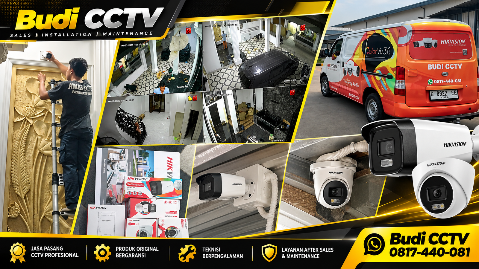 Pemasangan CCTV Hikvision pada Rumah Tinggal di Brebes, Sistem Terintegrasi