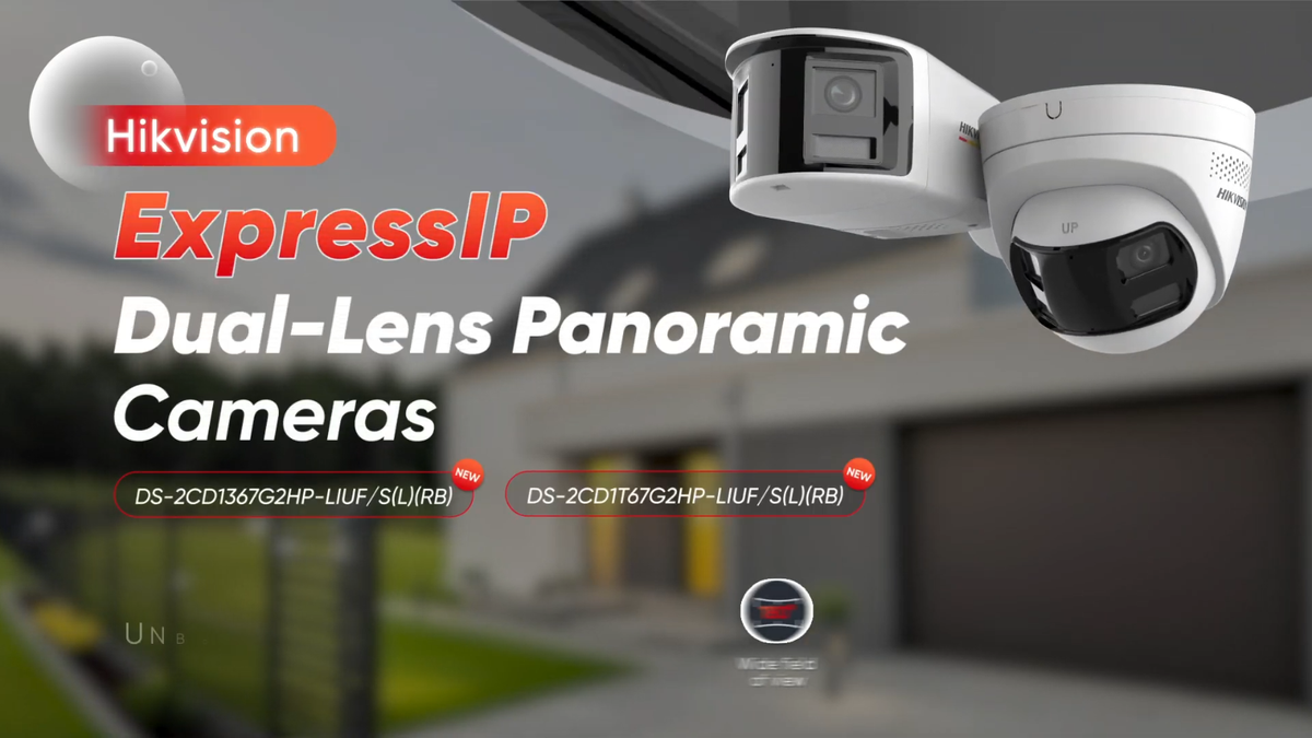 HIKVISION DUAL-LENS PANORAMIC CAMERAS