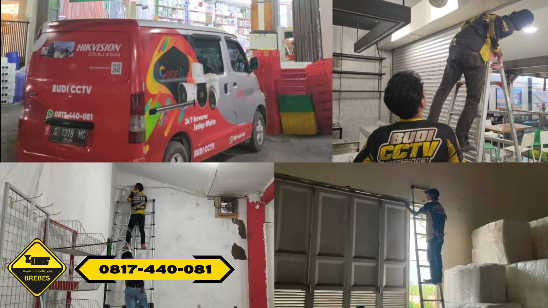 Pasang CCTV di Brebes – Budi CCTV Hadir di Masjid Al-Falah dengan Hikvision Smart Hybrid Light 5MP