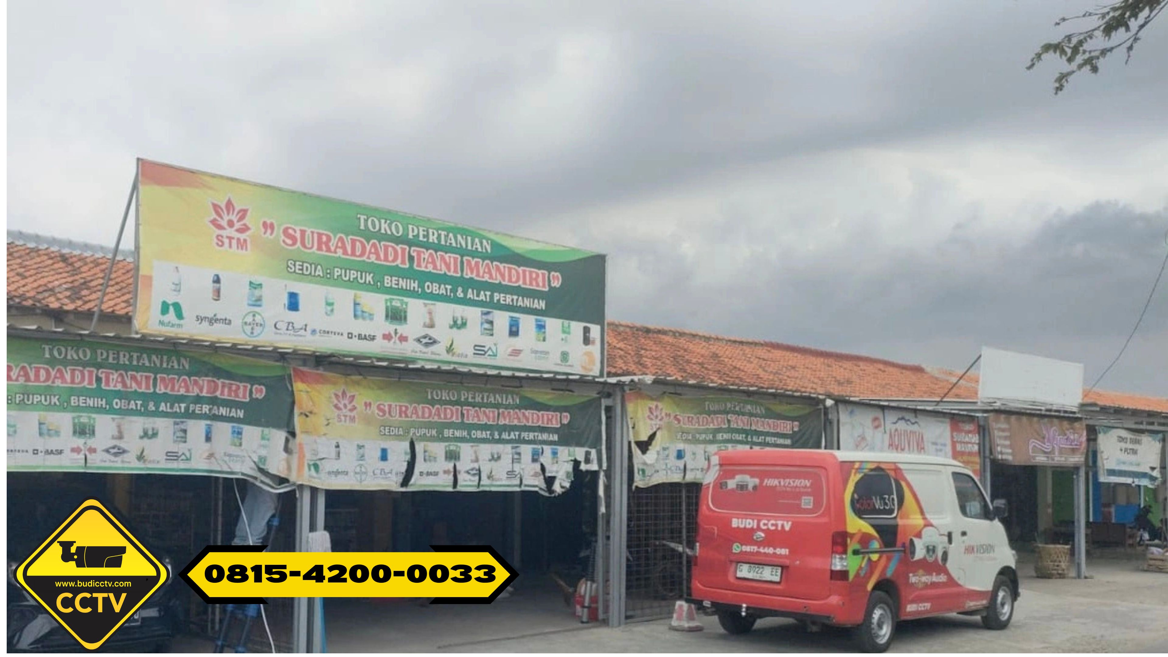 Pemasangan CCTV Hikvision 4 Channel 2MP Color Audio + Two Way Audio di Ruko Suradadi