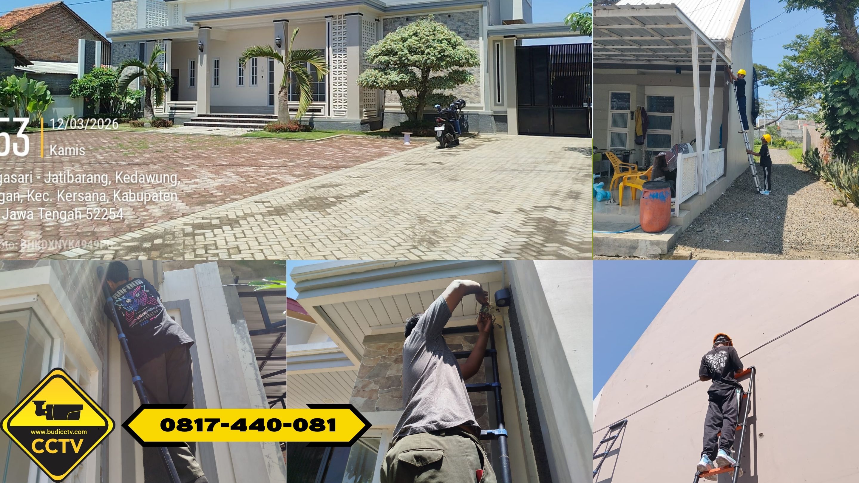 Pemasangan CCTV Hikvision 8 Channel Smart Hybrid Light 5MP di Rumah Area Jatibarang