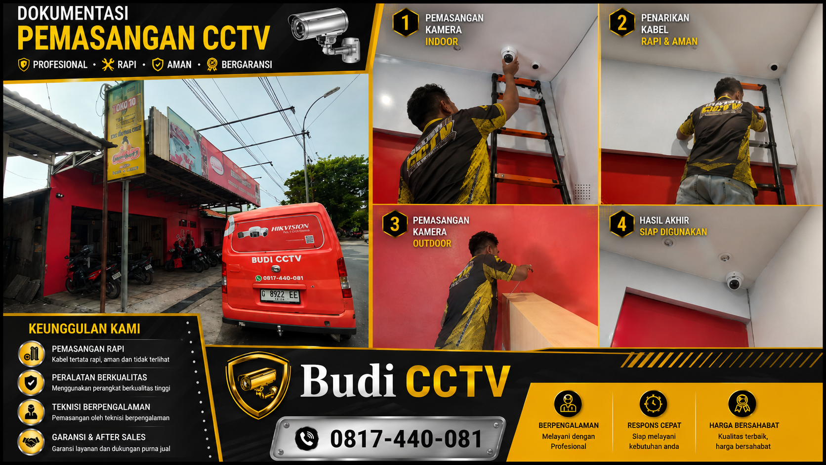 Pasang CCTV untuk Rumah Makan di Tegal, Studi Kasus RM Mbah Gembil