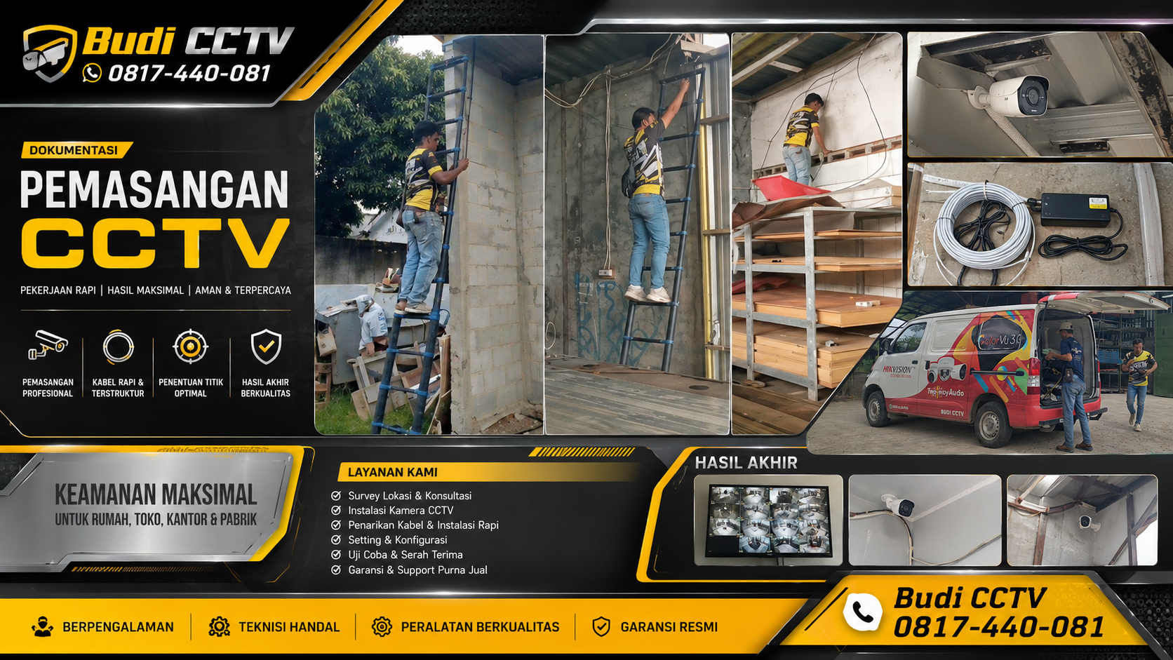 Pasang CCTV di Brebes untuk Toko Besi – Sistem Penyimpanan Rekaman yang Optimal