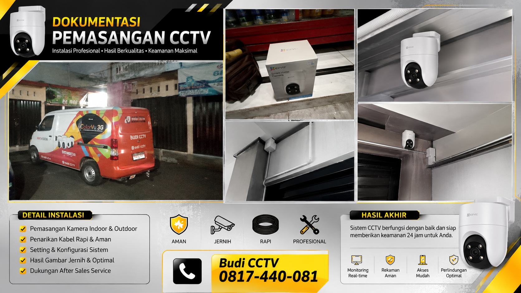 Pemasangan CCTV Ezviz Tegal, Playback dan Pencarian Cepat
